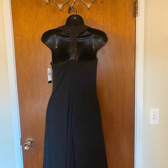 🆕 B Wear Too Black Racer Back Dress with Sequin Back - Picture 12 of 13